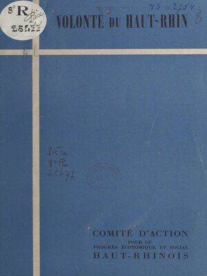 cover image of Volonté du Haut-Rhin